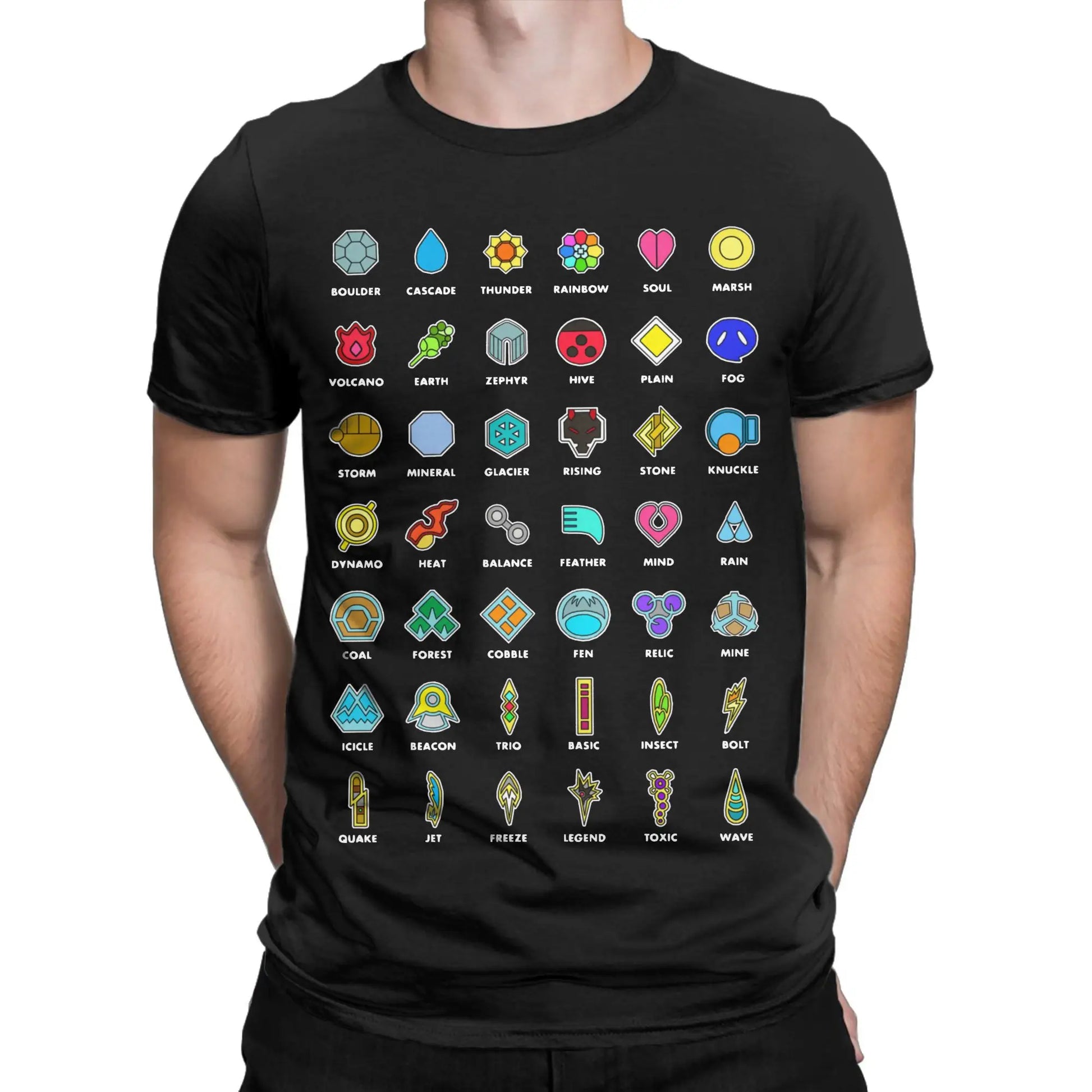 T-shirt Pokémon – Evolution– 100% Coton Unisexe