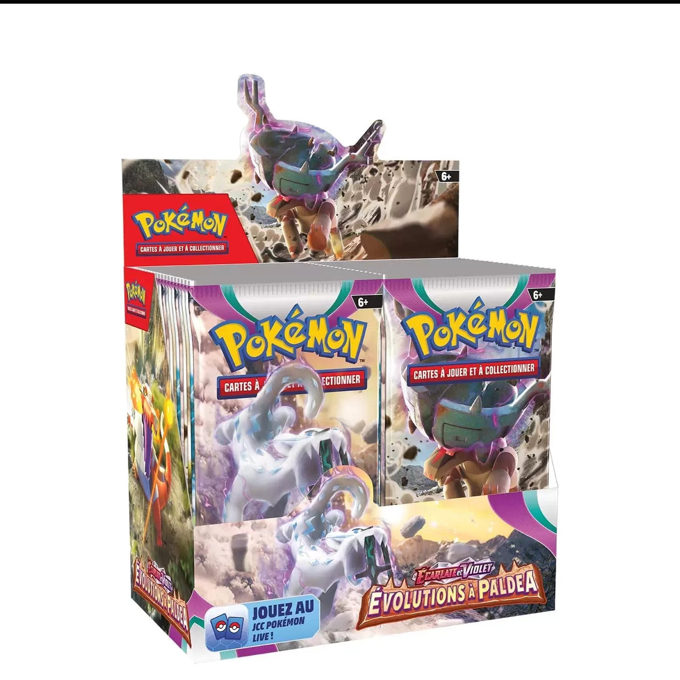 Carte Pokémon Écarlate et Violet – Évolutions à Paldea – 36 Boosters