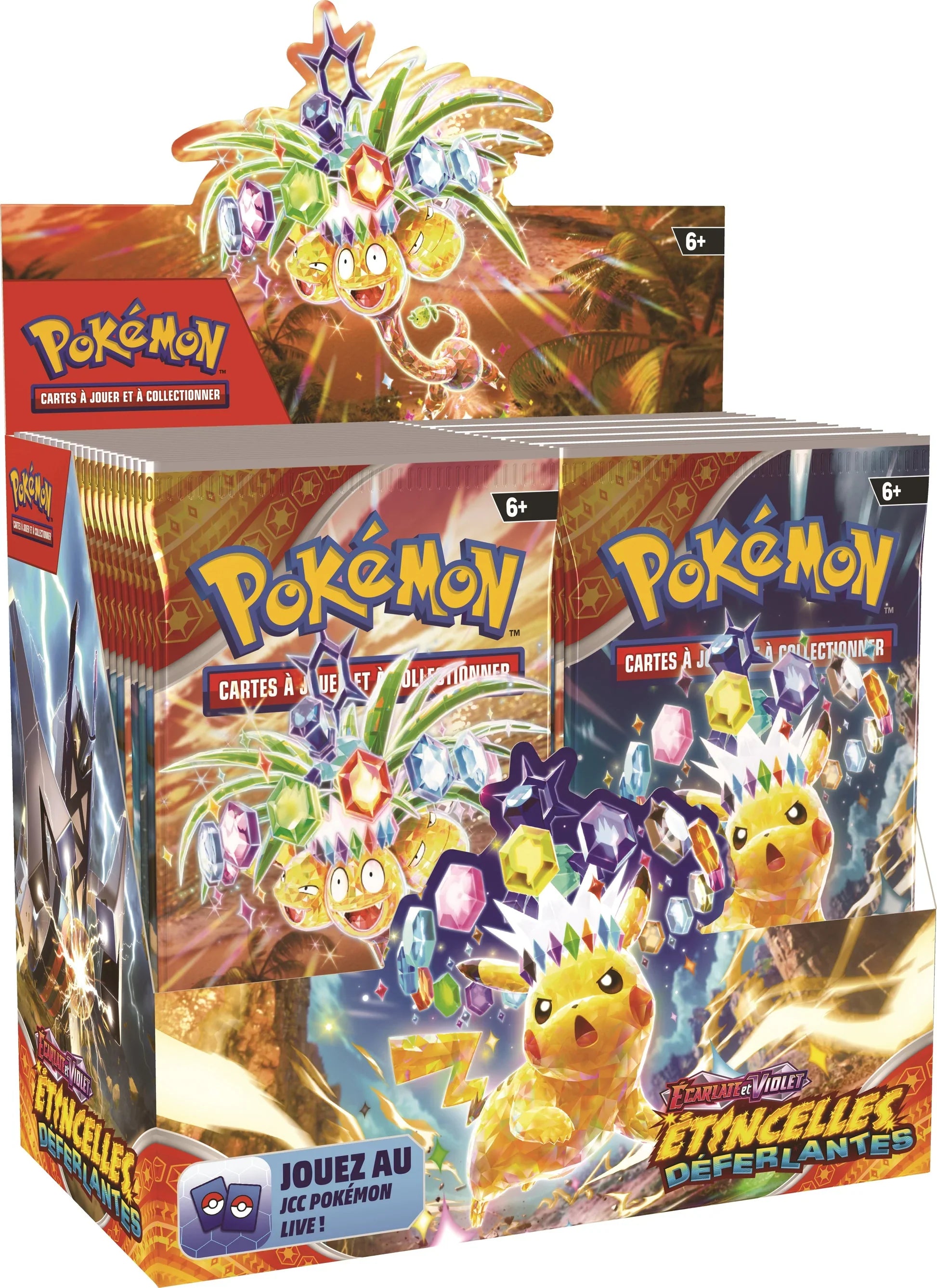 Carte Pokémon Écarlate et Violet – Étincelles Déferlantes – 36 Boosters