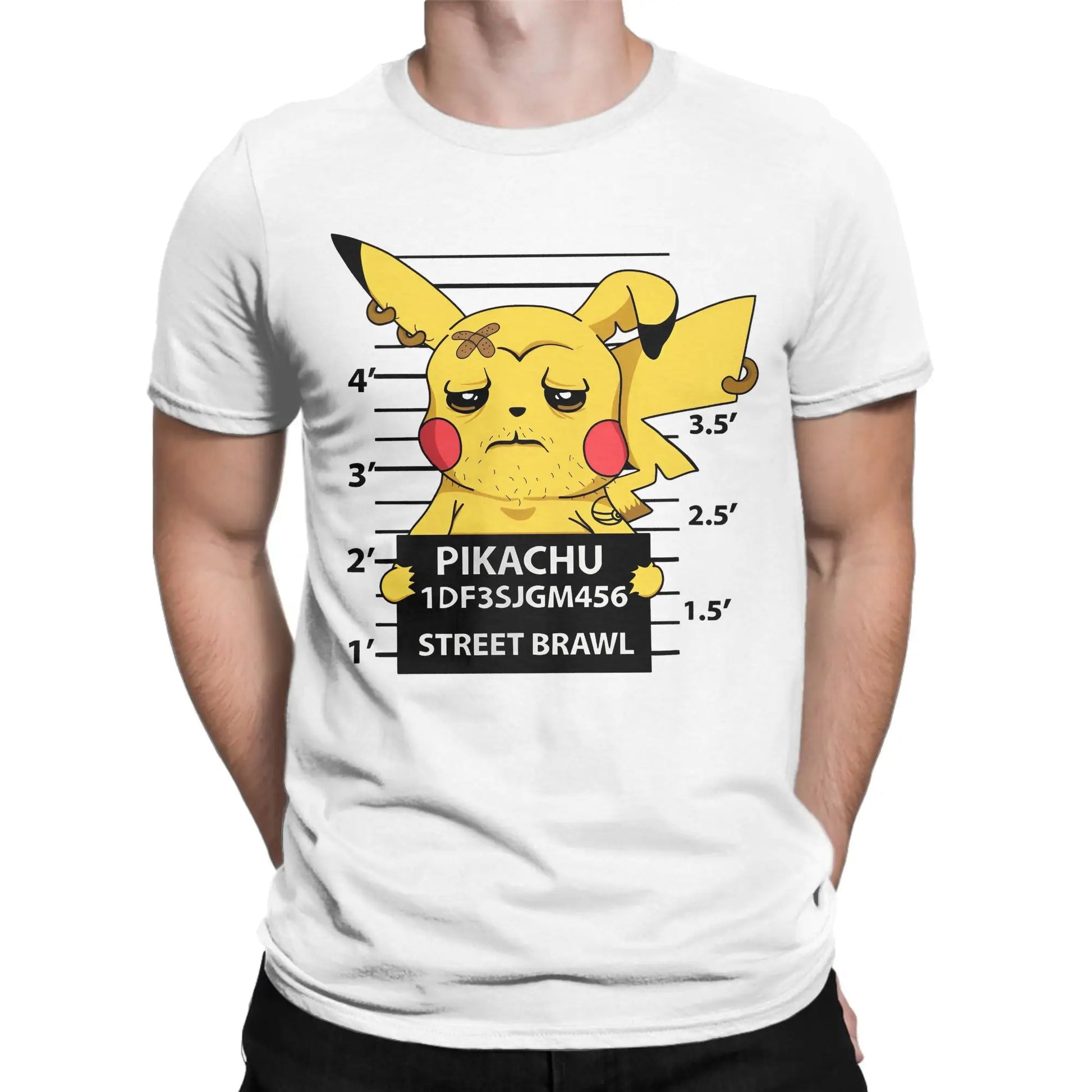 T-shirt Pokémon – Pikachu – Wanted – 100% Coton Unisexe