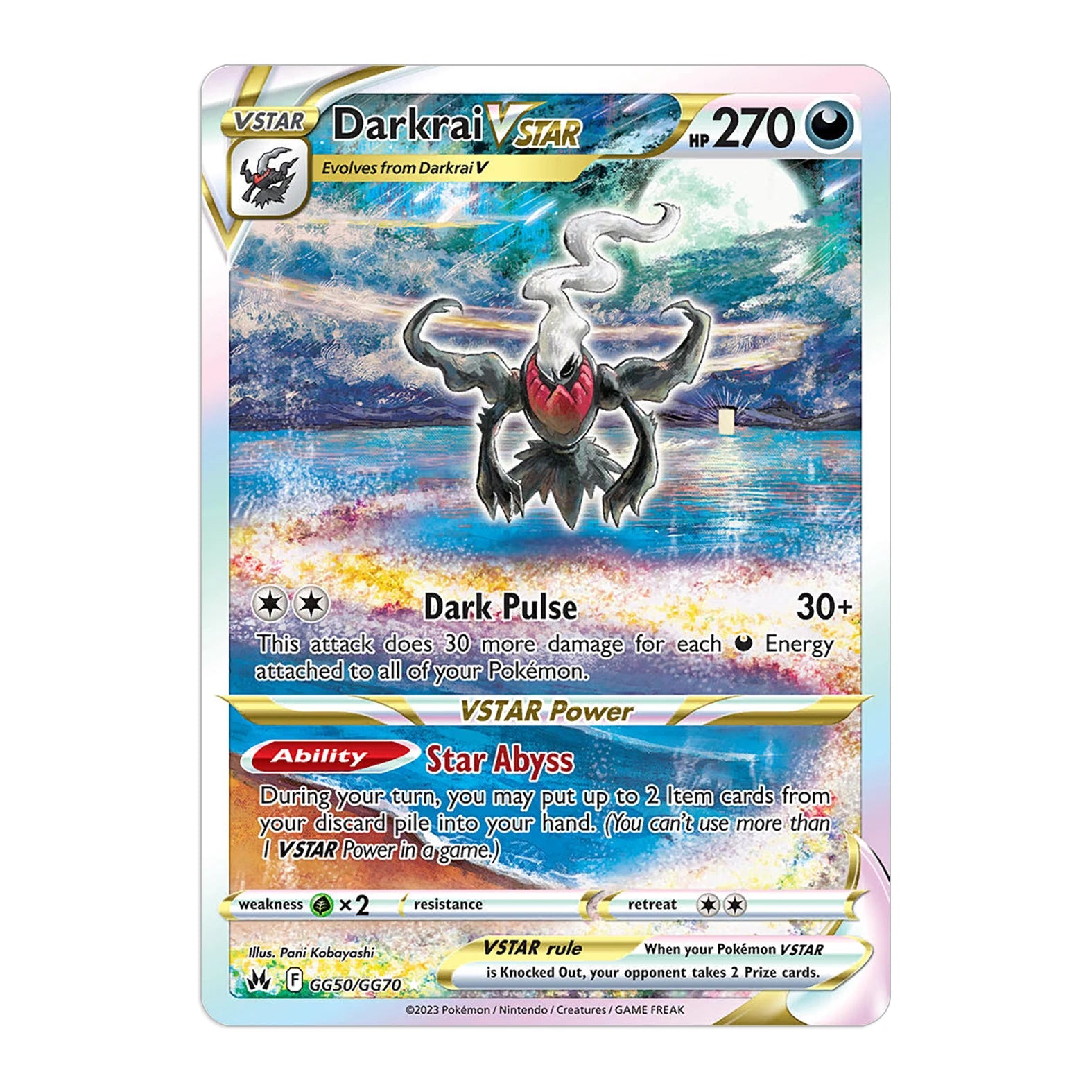 Carte Pokémon Darkrai Vstar